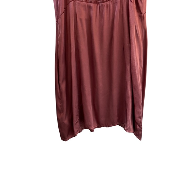 Abercrombie & Fitch NEW Satin Slip Mini Dress In Dusty Rose Size M - Picture 13 of 15